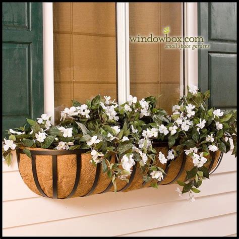 Xl English Garden Window Basket W Coco Liner Window Baskets Wrought