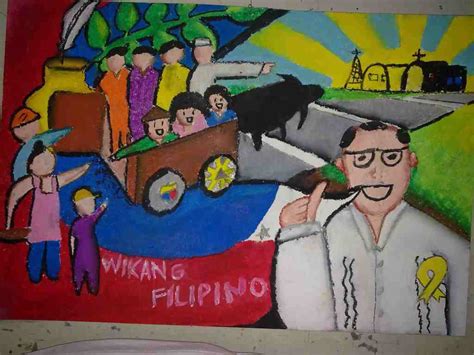 Poster Tungkol Sa Ekonomiya Ng Pilipinas Pagpasok Ng Wikang Filipino