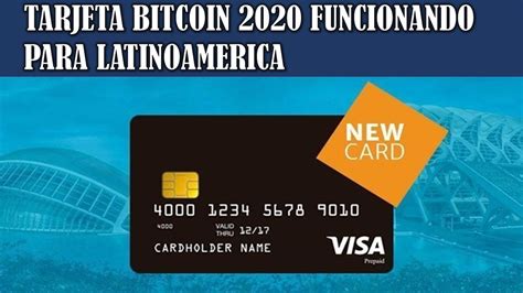 Bitcoin cards are prepaid plastic visa or mastercard cards that are tied to your bitcoin wallet hosted by the card providing company. TARJETA BITCOIN VISA 2020 PARA LATINOAMERICA FUNCIONANDO ...