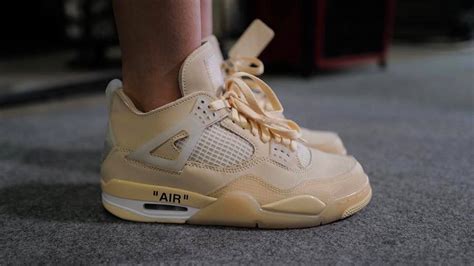 The Off White X Air Jordan 4 Sail Finally Gets A Release Date The