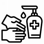 Icon Hygiene Handwash Coronavirus Covid Icono Gel