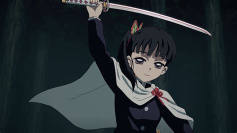 Fond Décran Kimetsu No Yaiba Kanao Tsuyuri Papillon épée