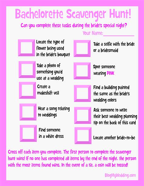 printable bachelorette party games archives blog my wedding