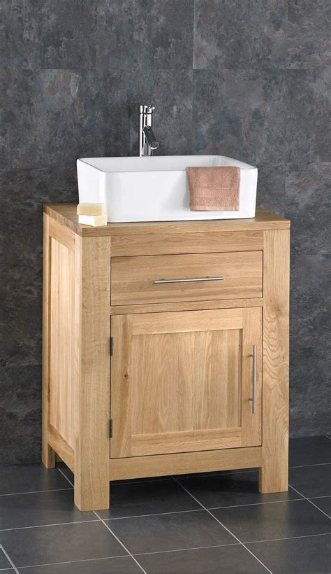 Buy Alta 600mm By 500mm Solid Oak Vanity Unit Bathroom Cabinet With