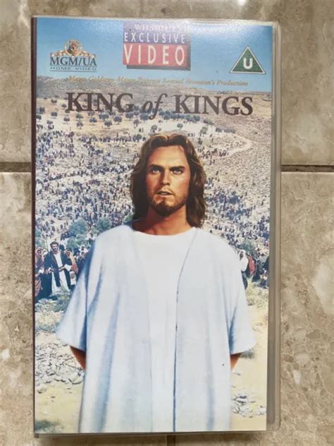 King Of Kings Jeffrey Hunter Vhs Video Tape W H Smith Exclusive Video
