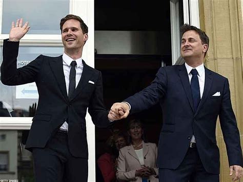 Luxembourgs Prime Minister Xavier Bettel Marries His Husband