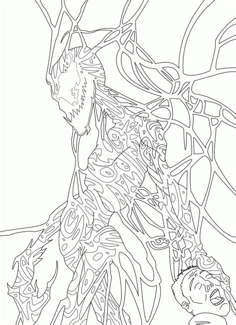 Will good or evil triumph? Free Carnage Coloring Pages - Coloring Home