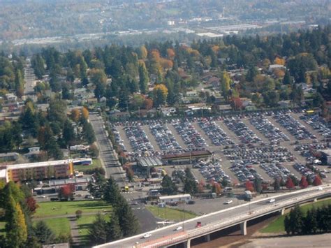 Aerial View Of Large Parking Lot From Seatac Airport Flickr