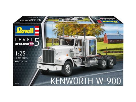 Kenworth W 900 125 Plastic Model Kit Truck 07659 Revell Car