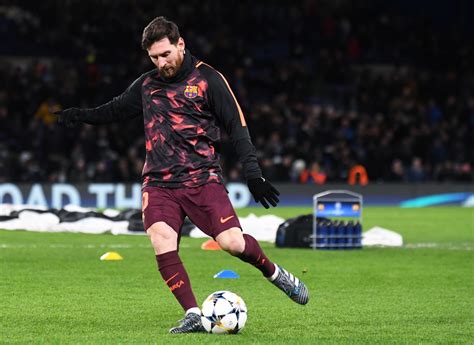 Lionel Messi In Action On The Field Goalcast
