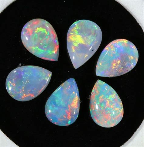 Fire Opals Australian Black Opal Up Tattoos Crystal Set Gems And