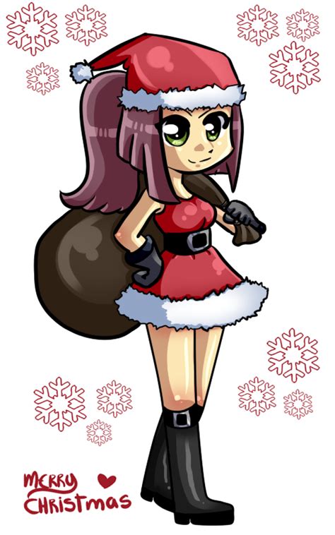 Merry Christmas Chibi Scarlett By Rumay Chian On Deviantart