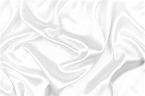 White Silk Texture Luxurious Satin For Abstract Background Soft Focus
