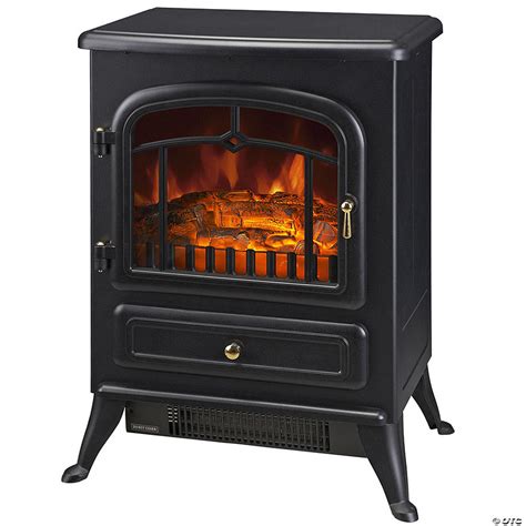 Homcom Electric Fireplace Heater Freestanding Fireplace Stove With