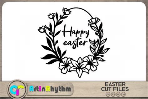Floral Easter Egg Svg Graphic By Artinrhythm · Creative Fabrica