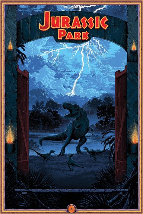 These Jurassic Park Posters Are As Beautiful As The Movie Itself