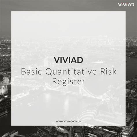 Basic Quantitative Risk Register Viviad