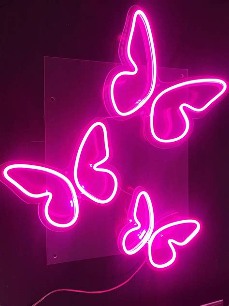 Butterfly Neon Lightneon Sign Handmade Neon Light Etsy In 2020