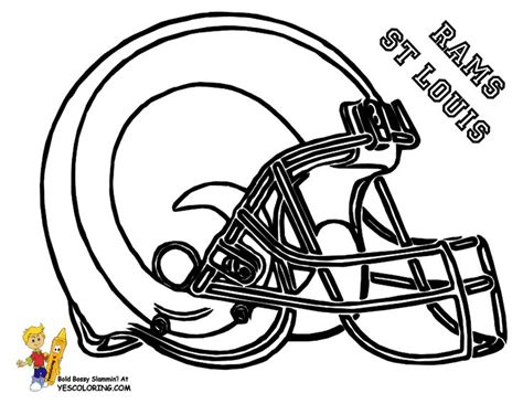 In fact, you might feel good regarding making up a list of fantastic websites where numerous online printable coloring pages can be located. NFL Rams Football Helmet Coloring Pages | Library ...
