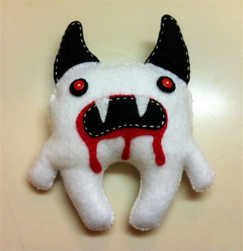 Scary Monster Plushie · A Monster Plushie · Sewing On Cut Out Keep