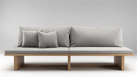 Modern Sofa 3d Model On Behance