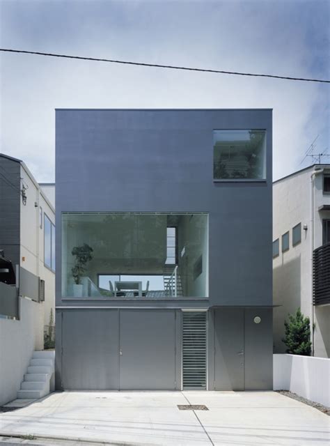 Industrial Design Minimalist House Tokyo Japan Plans Most