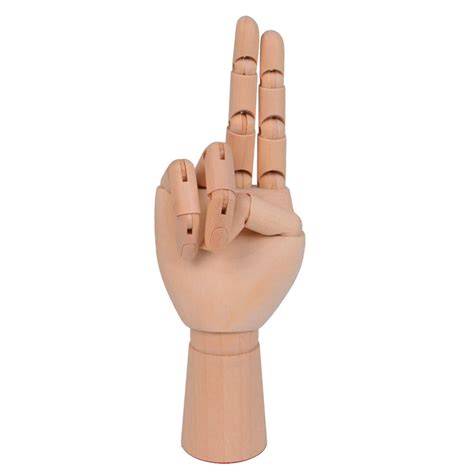 Baitaihem 2 Pack Wood Artist Drawing Hand Manikin Articulated Mannequin