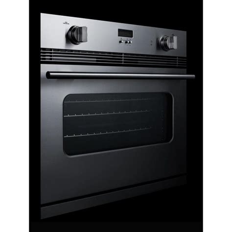 Summit Appliance 30 In Convection Single Gas Wall Oven Stainless Steel