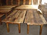 Images of Wood Table Rentals