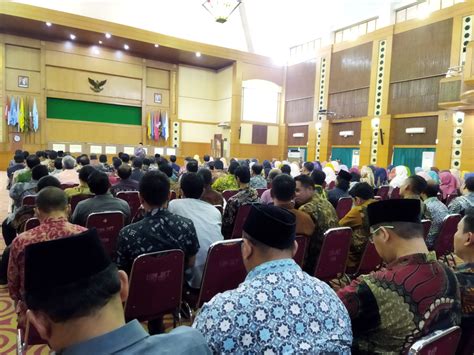 Dorong Peningkatan Kinerja Uin Jakarta Gelar Pembinaan Pegawai