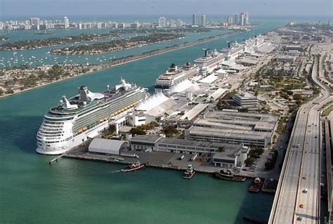 Miami Cruise Port The Worlds Busiest Is Really A Small Island