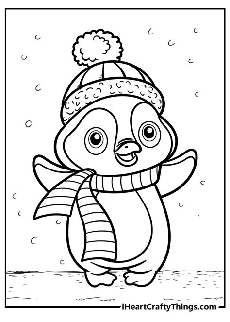 Penguin Coloring Pages Updated 2021