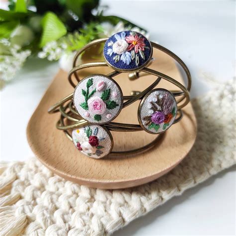 Hand Embroidery Art Embroidery Jewelry Modern Embroidery Embroidery
