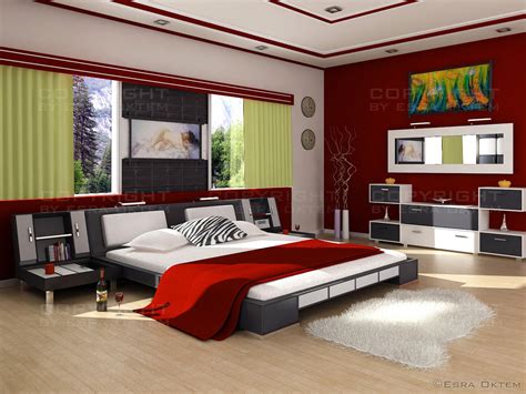 25 Red Bedroom Design Ideas Messagenote