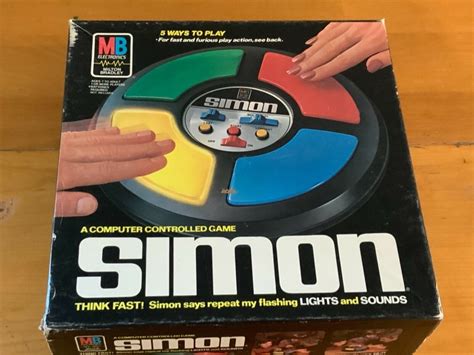 Simon Electronic Game 1986 No 4850 L1 By Milton Bradley Vintage