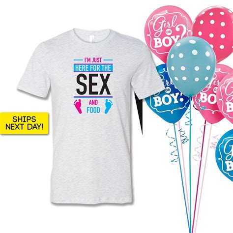 Here For The Sex Gender Reveal T Shirt Gender Reveal Party Etsy 37044 Hot Sex Picture