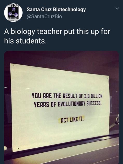 Biology Teachers Warning To Students Funny Science Jokes Sarcastic