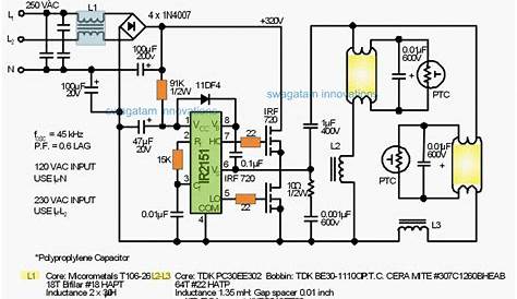 400w electronic ballast circuit diagram