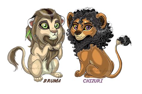 Chibi Lions By Melona F On Deviantart