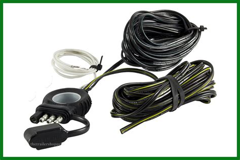Alibaba.com offers 1,018 trailer light wiring 4 pin products. Endurance Easy-Pull Flat 4 Pin Wiring Wire Y-Harness 20 Foot Trailer Lights - The Trailer Shoppe