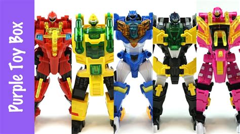 5x Robots To Dinosaur Mini Force Super Dinosaur Toys 미니특공대 슈퍼공룡파워 시즌2