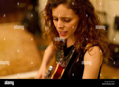 Young Woman Playing An Electric Guitar Stock Photo Alamy