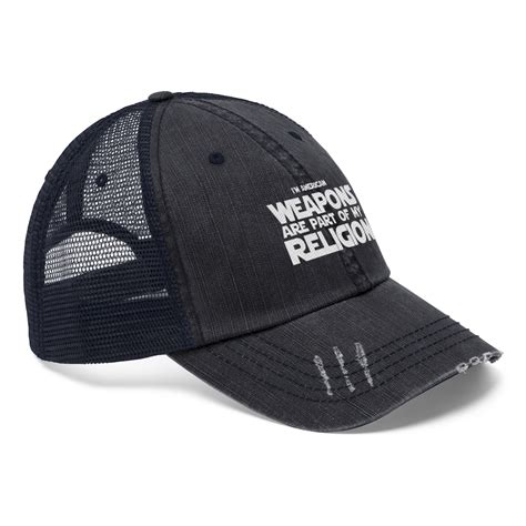 Unisex Trucker Hat Weapons Are Part Of My Religion Carry Daily