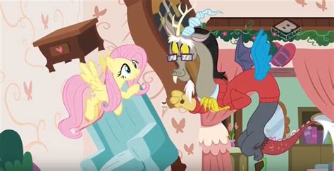 Besides Whats Discord Without A Little Chaos Pony Fluttershy