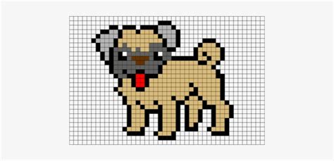 Pug Pixel Art Pixel Art Pug Transparent Png 480x317 Free Download