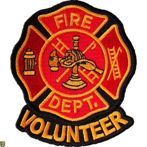 Volunteer Fire Dept Patch Thecheapplace