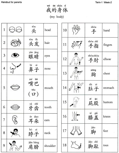 Learn Chinese Worksheets