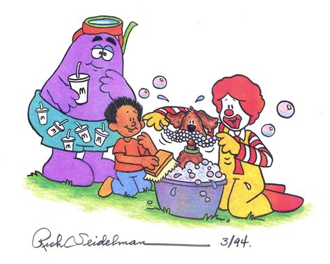 Heres A Mcdonaldland Concept Drawing That Ad Agency Art Director Rich