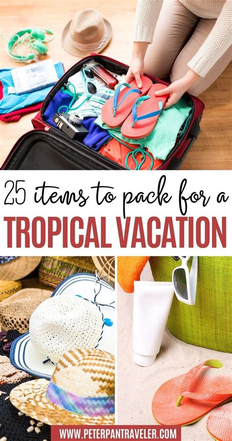 25 Items To Pack For A Tropical Vacation Packing Tips For Travel Packing Tips Tropical Vacation