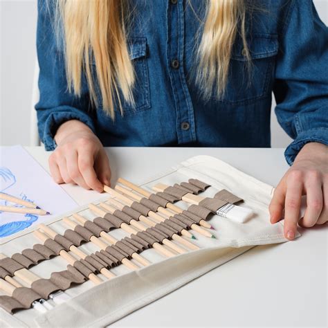SolfÅgel Roll Up Pencil Case Beige Ikea Eesti